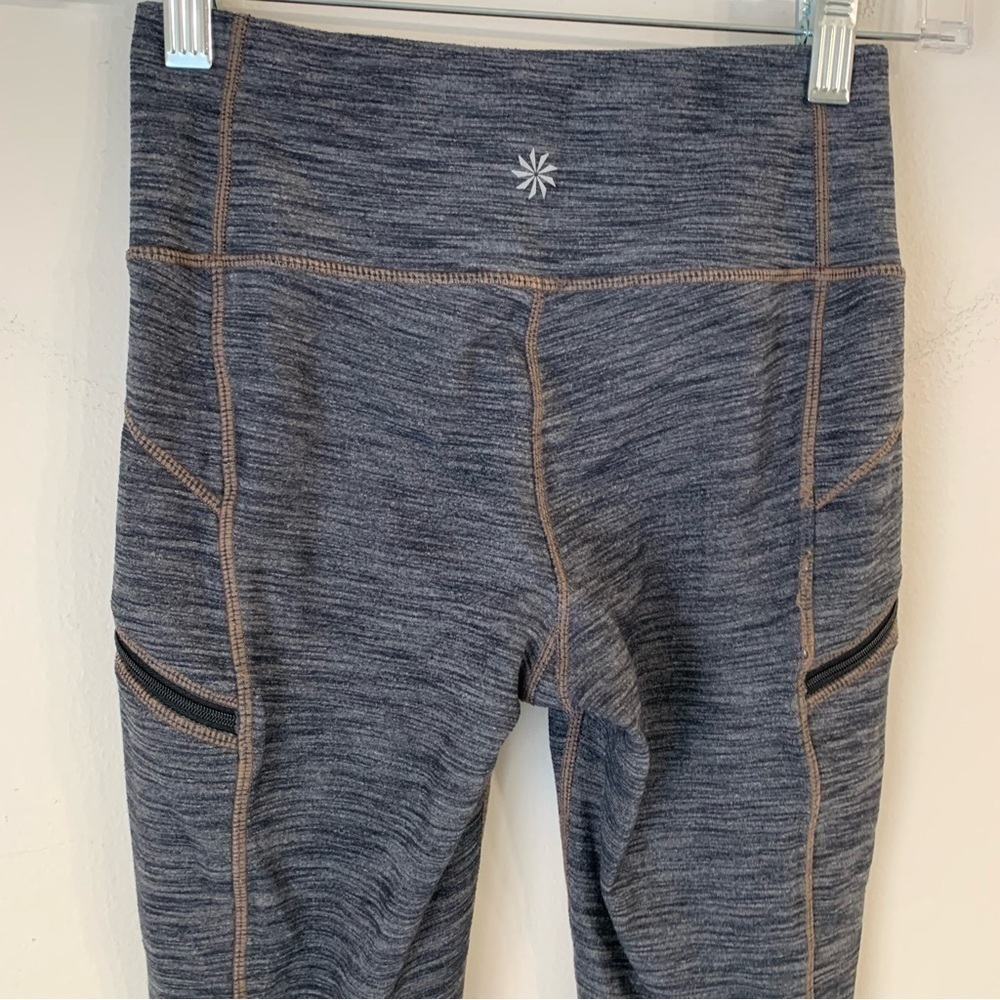 ATHLETA Coolmax Zip Pocket Athletic
Workout Leggings XXS